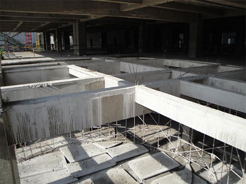2011年3月太原千禧世紀廣場切割加固工程