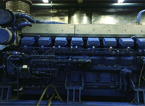 大連星海國際會展中心原裝三菱1600KW備用電源維修及調試
