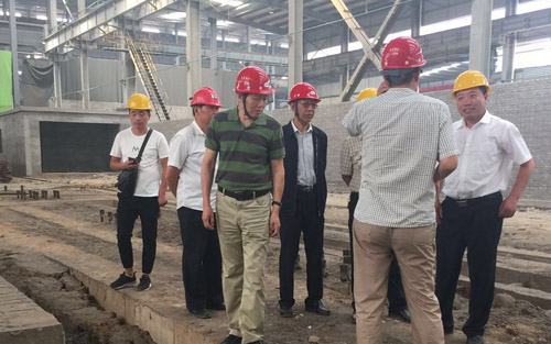 9月12日公司部分人員前往河北海生集團軋鋼線改造項目現場考察