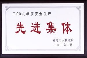 2009年度安全生產(chǎn)先進集體