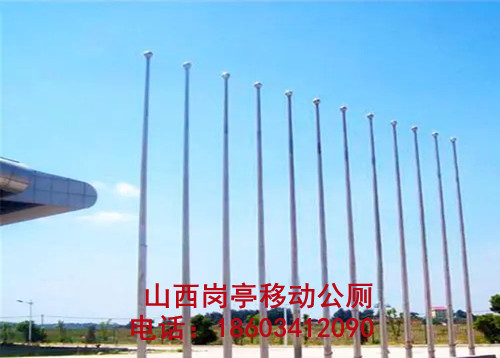 钢制锥形一体旗杆