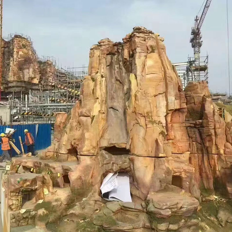 水泥塑石假山