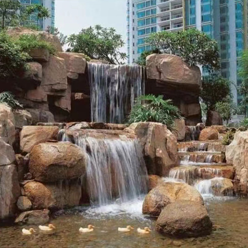 水泥塑石假山
