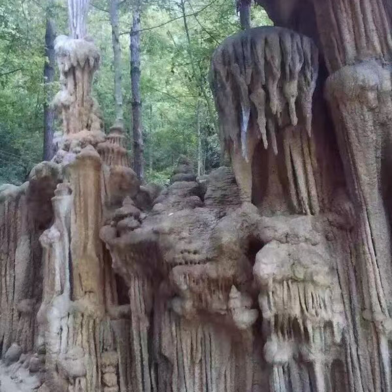 水泥塑石假山