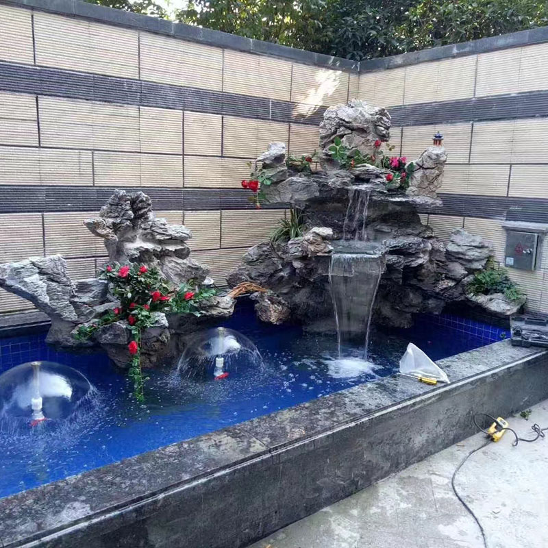 水泥塑石假山