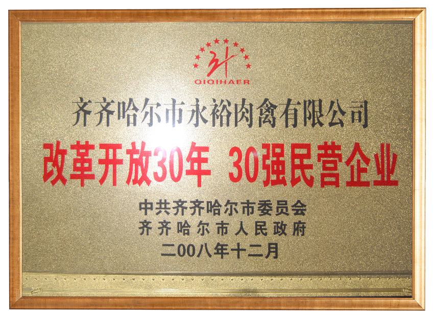 30強(qiáng)民營(yíng)企業(yè)