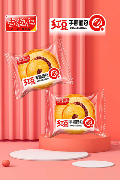 吉粒仁红豆手撕面包