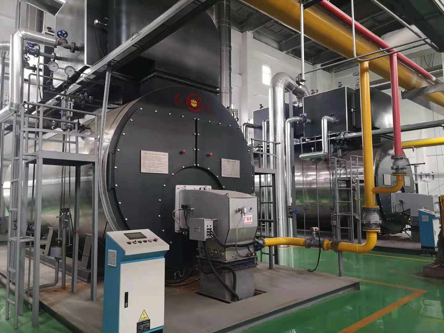 汾西礦業(yè)集團(tuán)有限公司后勤服務(wù)中心2臺(tái)15噸燃?xì)獾偷羝仩t1