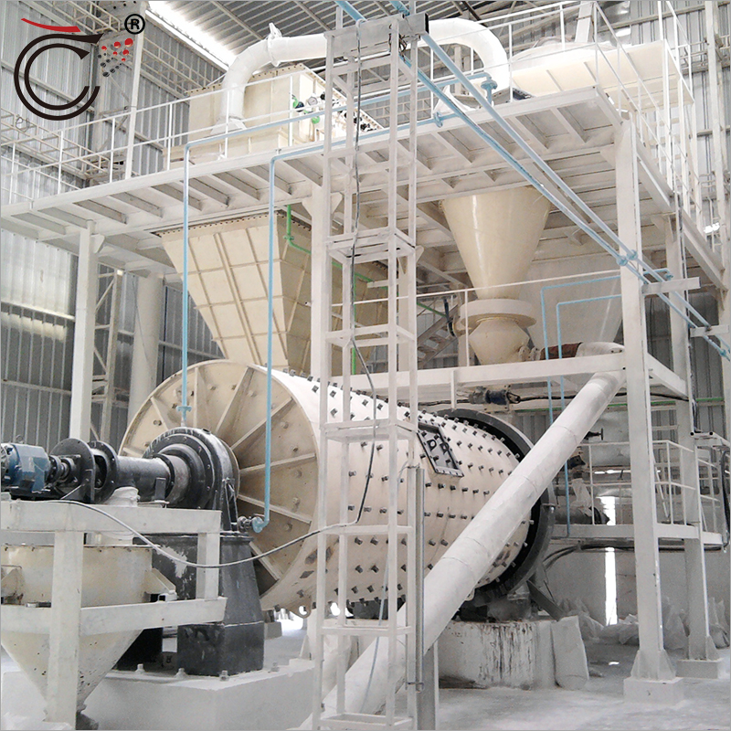 Calcium carbonate ball mill classifying production line