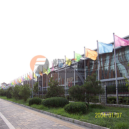 北京奥运村升旗广场工程216支