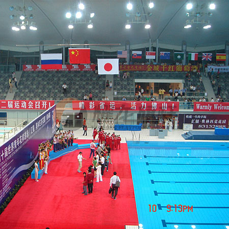 佛山市世纪莲体育中心颁奖旗2