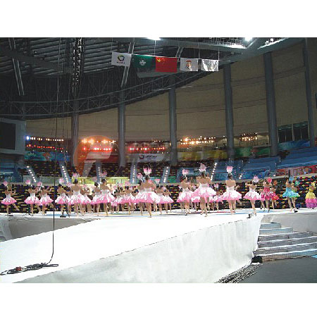 澳门体育中心颁奖旗