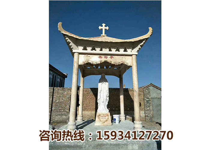 石雕凉亭