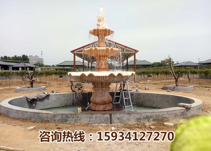 石雕喷泉