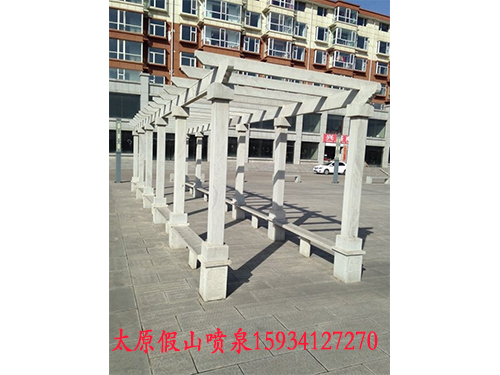 石雕凉亭