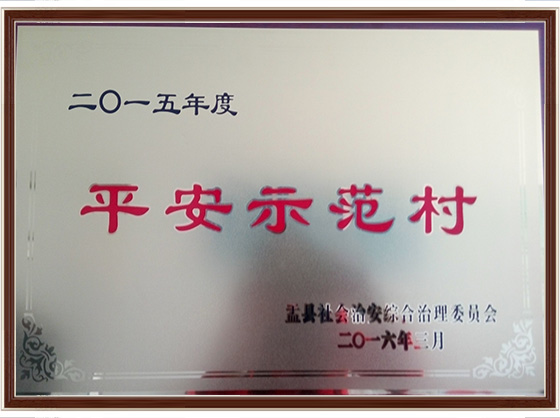 平安示范村