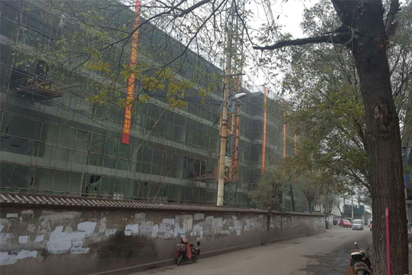 盂县时代广场封顶