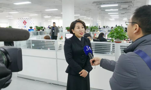 黑龙江省电视台专访龙采科技集团，开展特色党建凝心凝力做好社会服务
