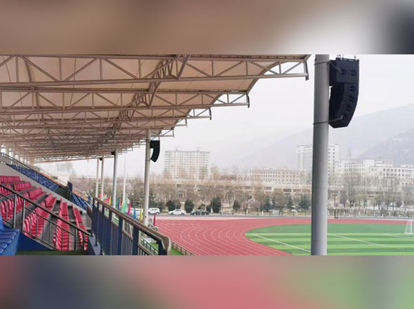 青海省黃南州體育館--戶外音響系統3