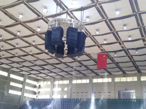吉林警察學院--體育館音響系統3