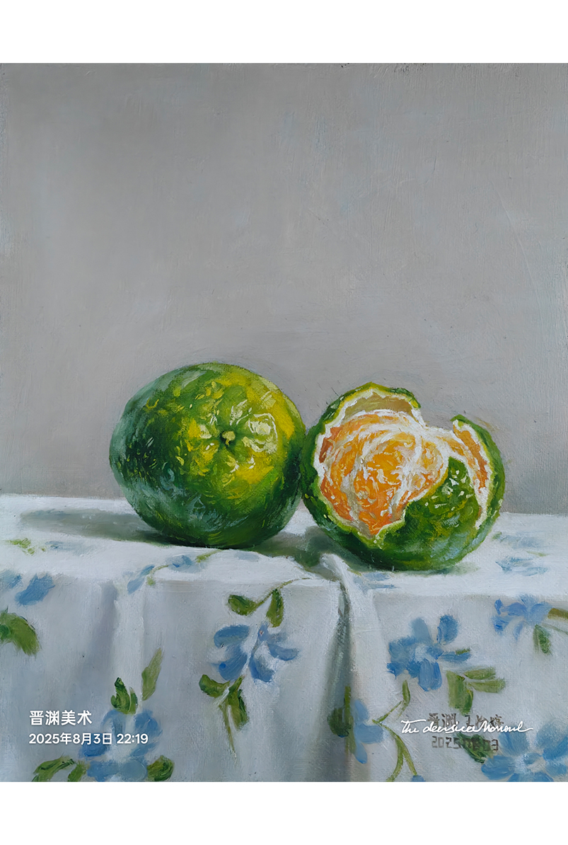 油画静物3