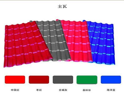 合成樹脂瓦生產中控制顏色的方法