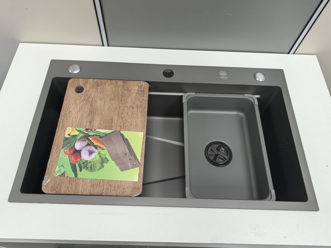 HFX-洗菜盆-灰色小米粒-5