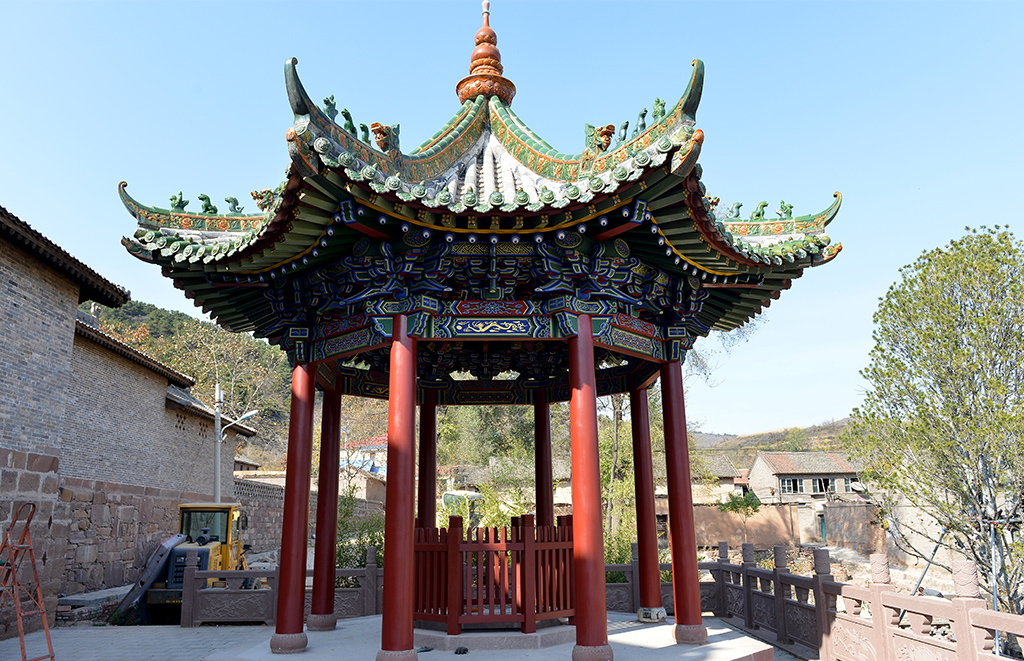 长子县灵湫庙彩画壁画保护修复项目