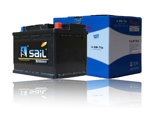 風帆(sail)汽車電瓶蓄電池6-QW-70-12V