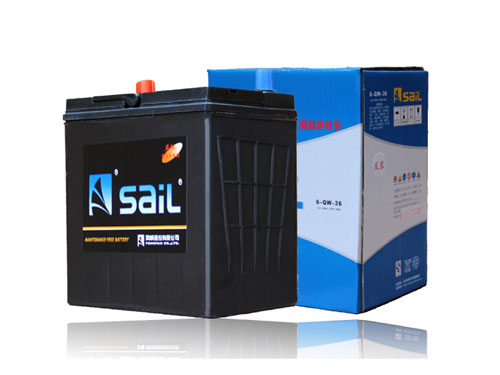 风帆(sail)汽车电瓶蓄电池6-QW-36