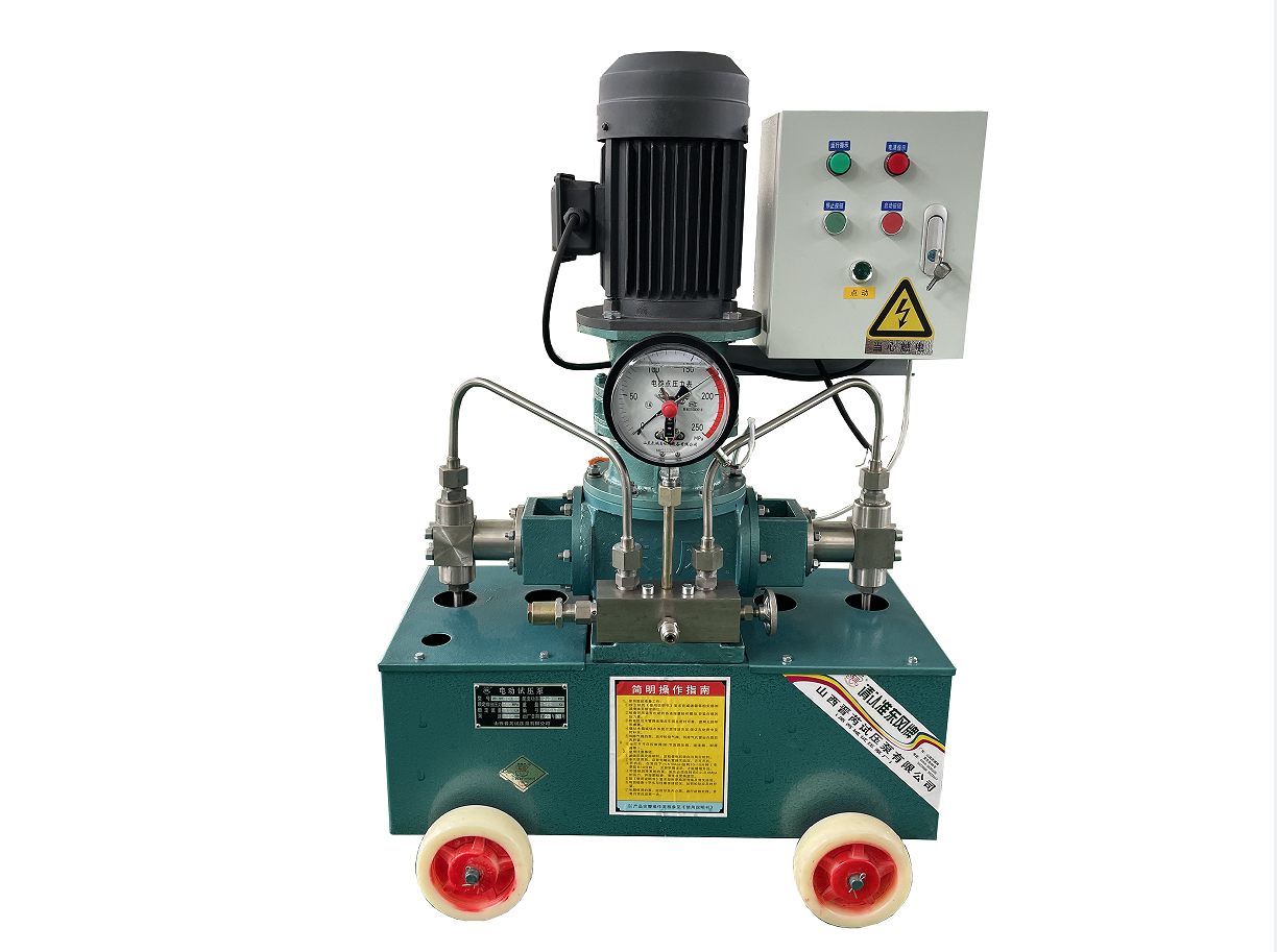 超高压电动试压泵的工作原理及操作注意事项