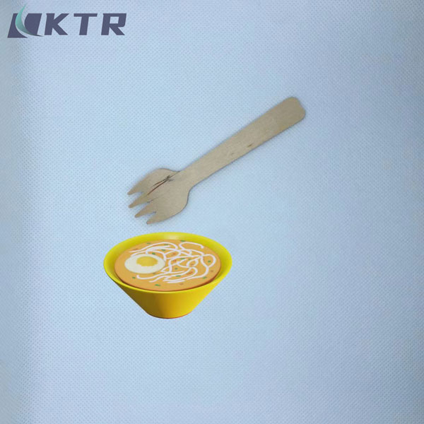 Disposable Wooden Dessert Fork Spoon 105mm Wooden Forks Wholesale