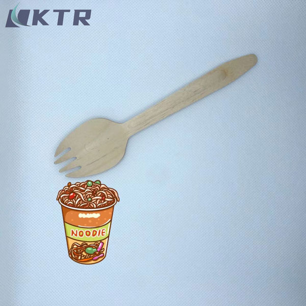 Disposable Wooden Dessert Fork Spoon 165mm Wooden Forks Wholesale