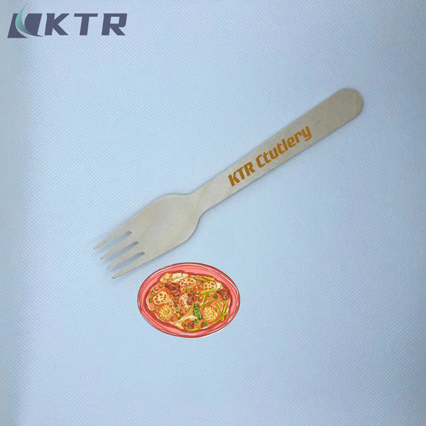 Disposable Wooden Dessert Fork 160mm Wooden Forks Wholesale