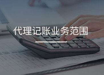 代理记账业务范围
