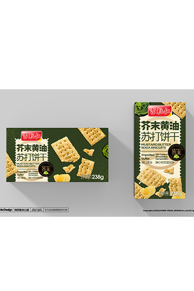 吉粒仁苏打饼干芥末黄油