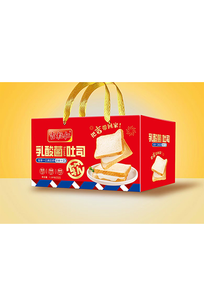 吉粒仁乳酸菌吐司红色礼盒