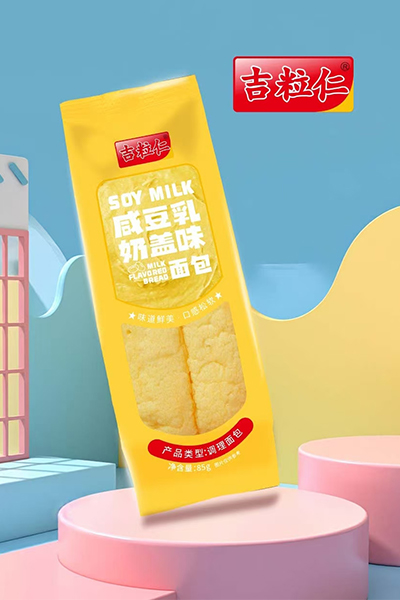 咸豆乳奶盖味面包