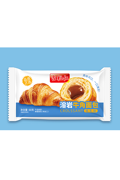 熔岩牛角面包炼乳味