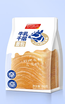 牛乳千层面包