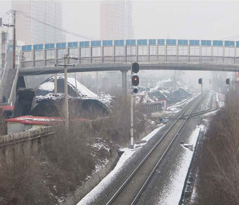 哈尔滨文景街跨铁路人行过街天桥工程