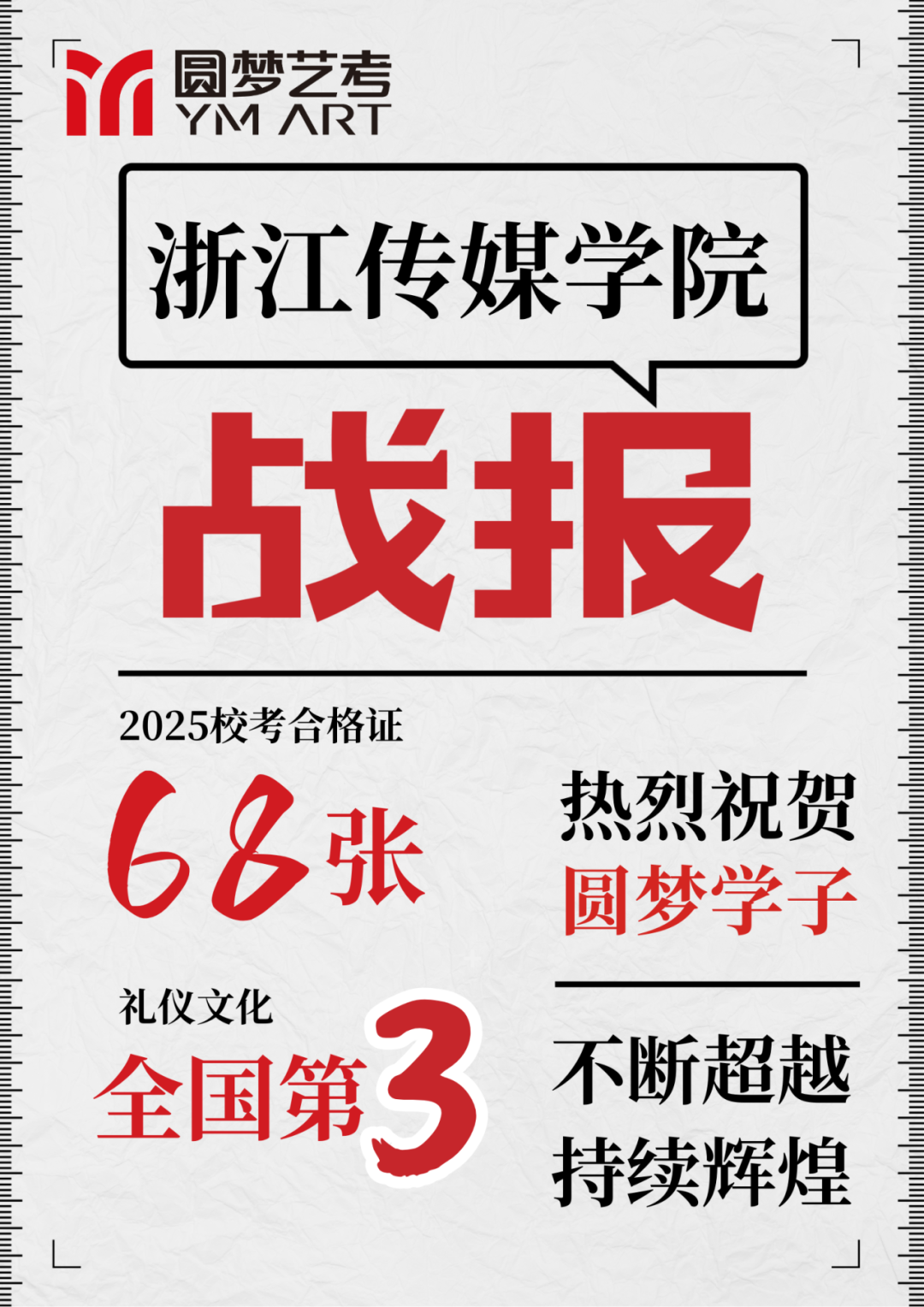 圆梦浙传战报|不断超越 斩获68张合格证!