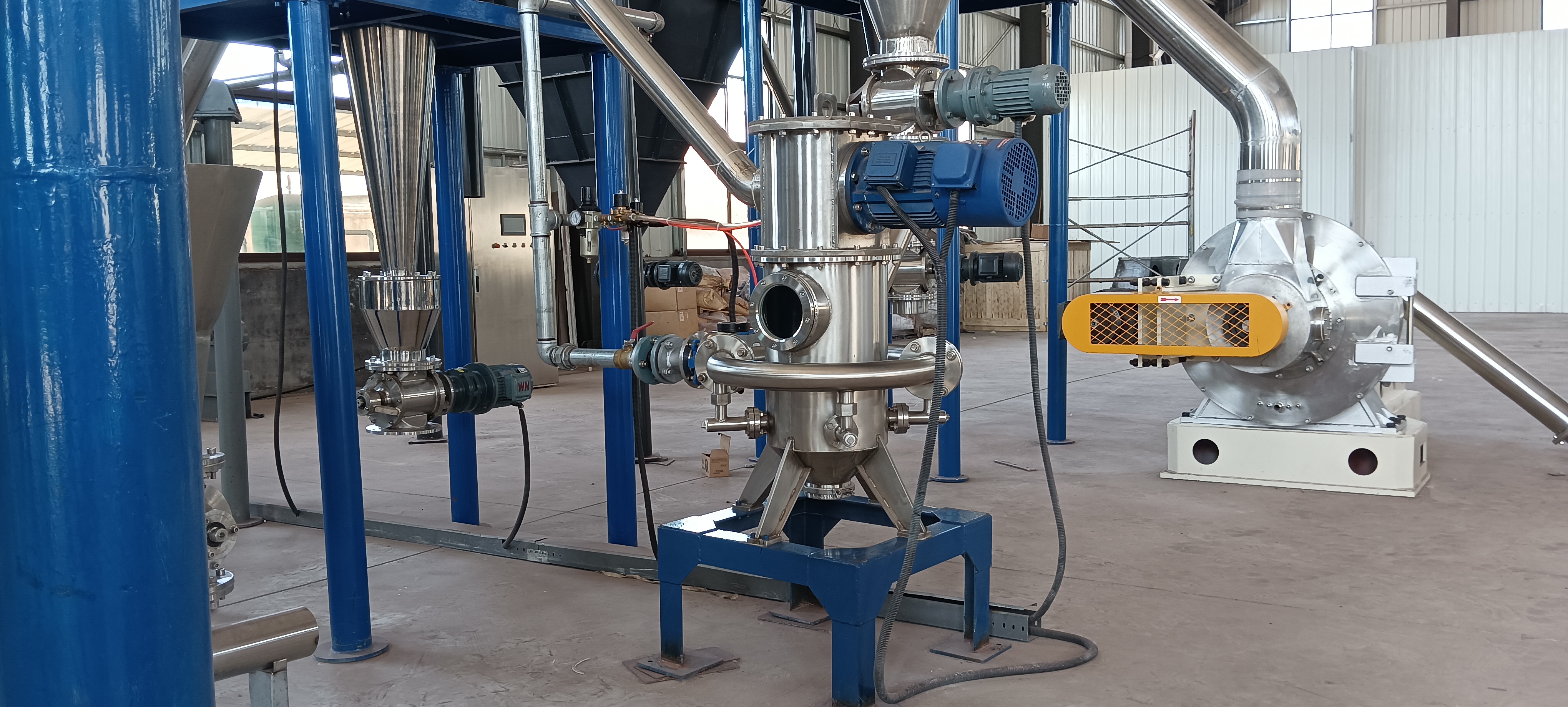 【Qingdao Shina】Ultrafine QWJ series Air jet mill for heat-sensitive materials