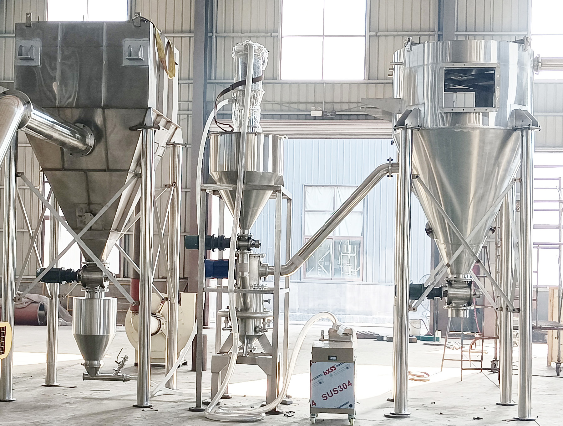 【Qingdao Shina】A New Choice for Food Grade Powder Processing | Qingdao Shina QWJ Series Fully Stainless Steel Air Jet Milling Machine