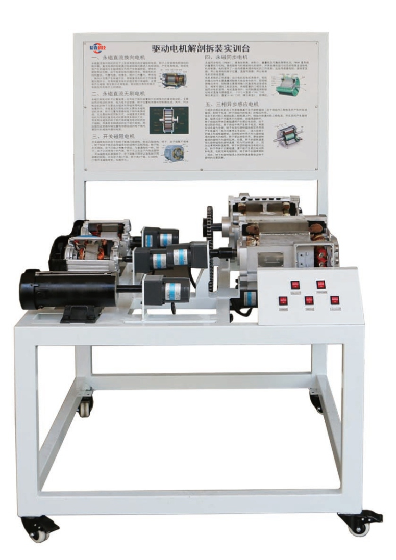 新能源汽車五種驅動電機解剖實訓臺