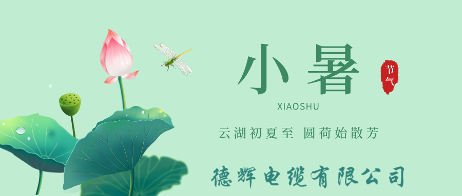 温风虫鸣小暑天，心定美好自清凉