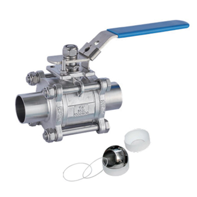 PE4-卫生级三片式球阀/Sanitary 3-Piece Ball Valve
