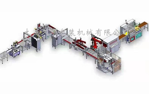 自動(dòng)裝箱打包流水線