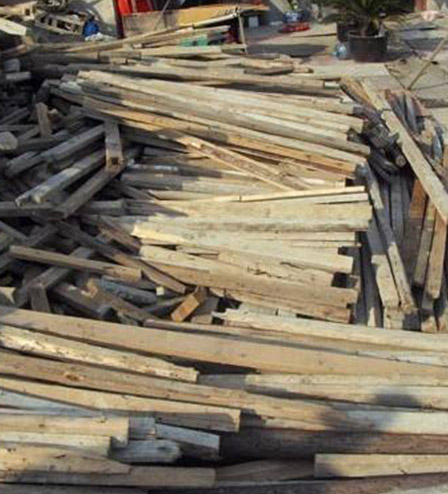 工程木头回收