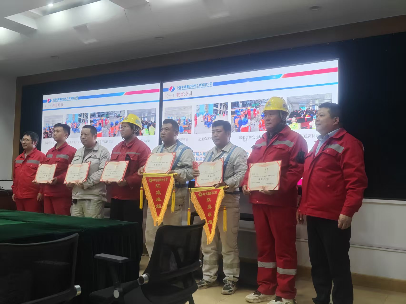 山西泰肥建設(shè)集團(tuán)參建團(tuán)隊(duì)斬獲電建核電工程“紅旗班組”榮譽(yù)